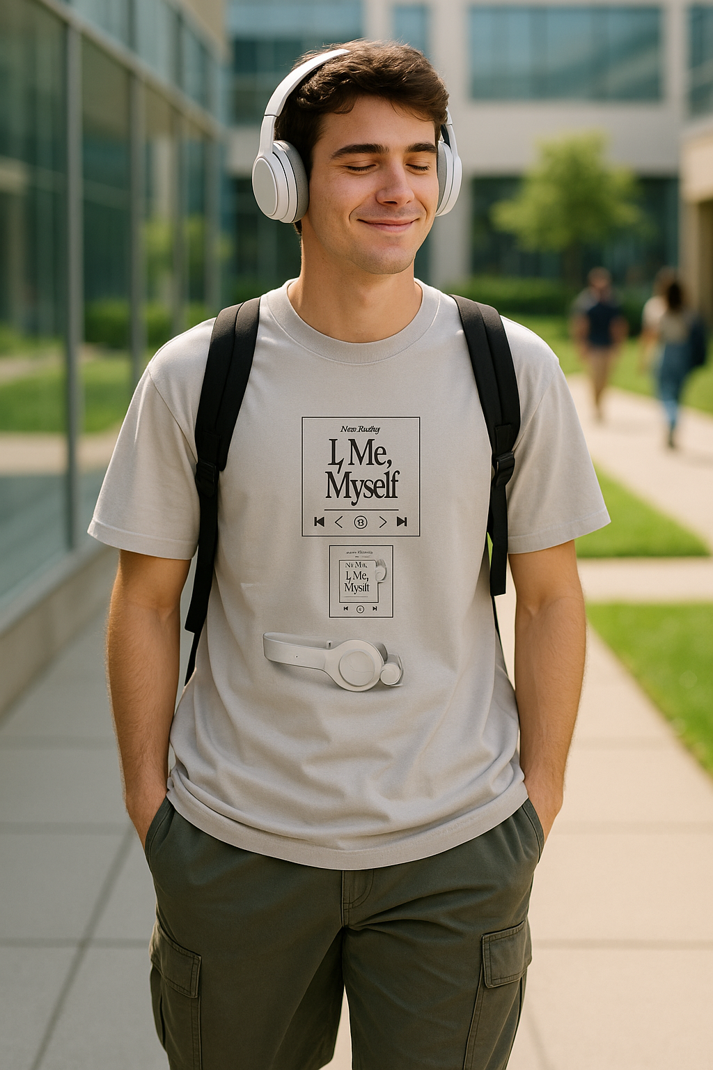 Classic Cotton Campus Crew Neck T-Shirt for Men | BarelyStylish