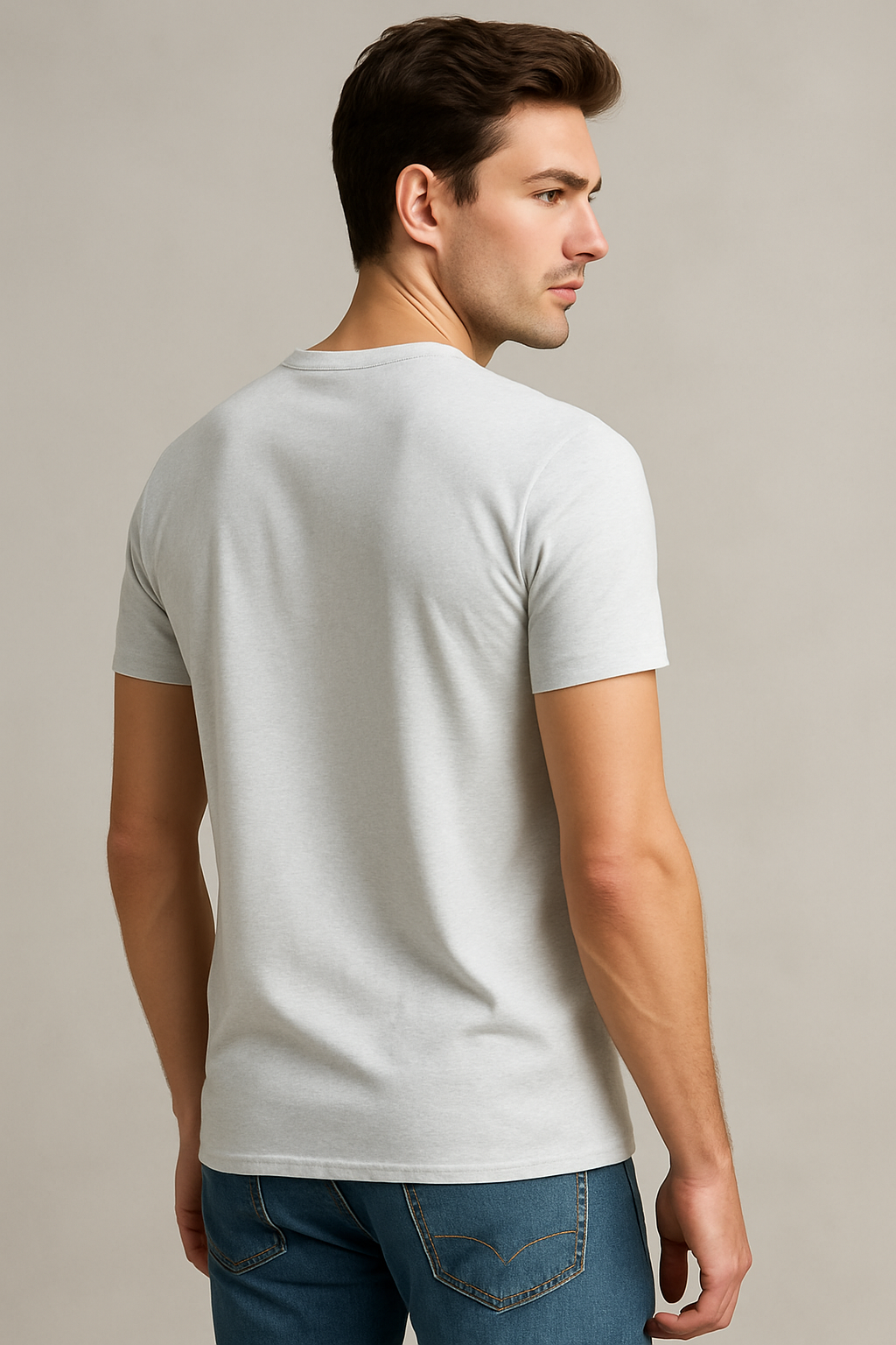 Premium Cotton Crew Neck T-Shirt | Minimalist Casual Wear for Everyday Comfort