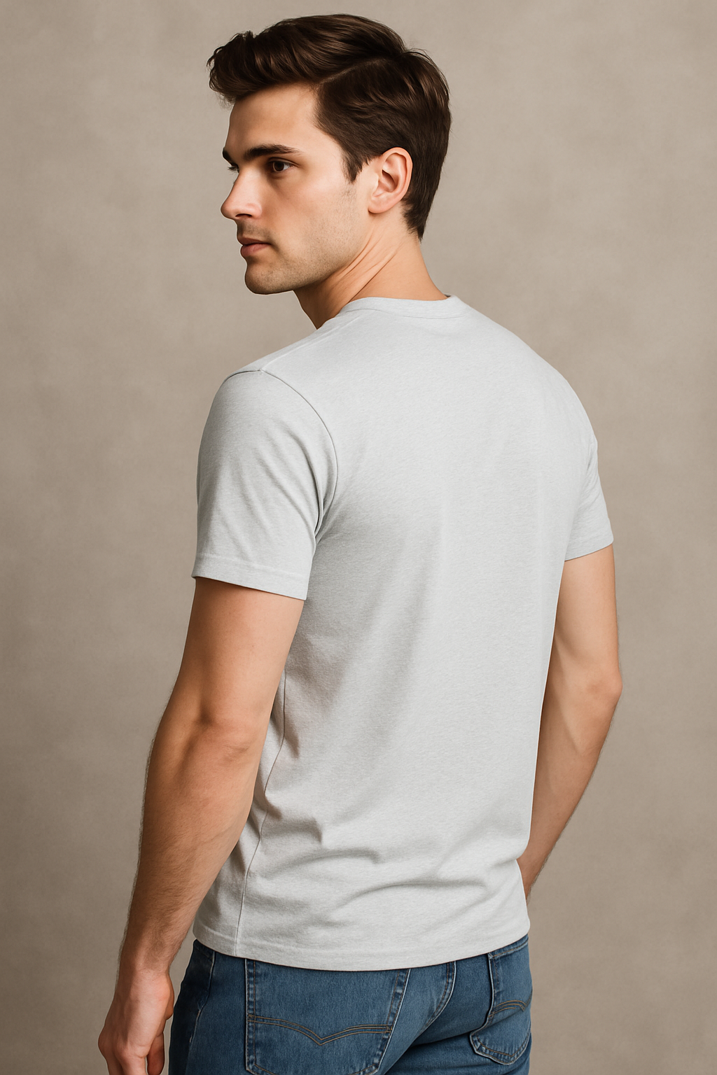 Premium Cotton Crew Neck T-Shirt | Minimalist Casual Wear for Everyday Comfort