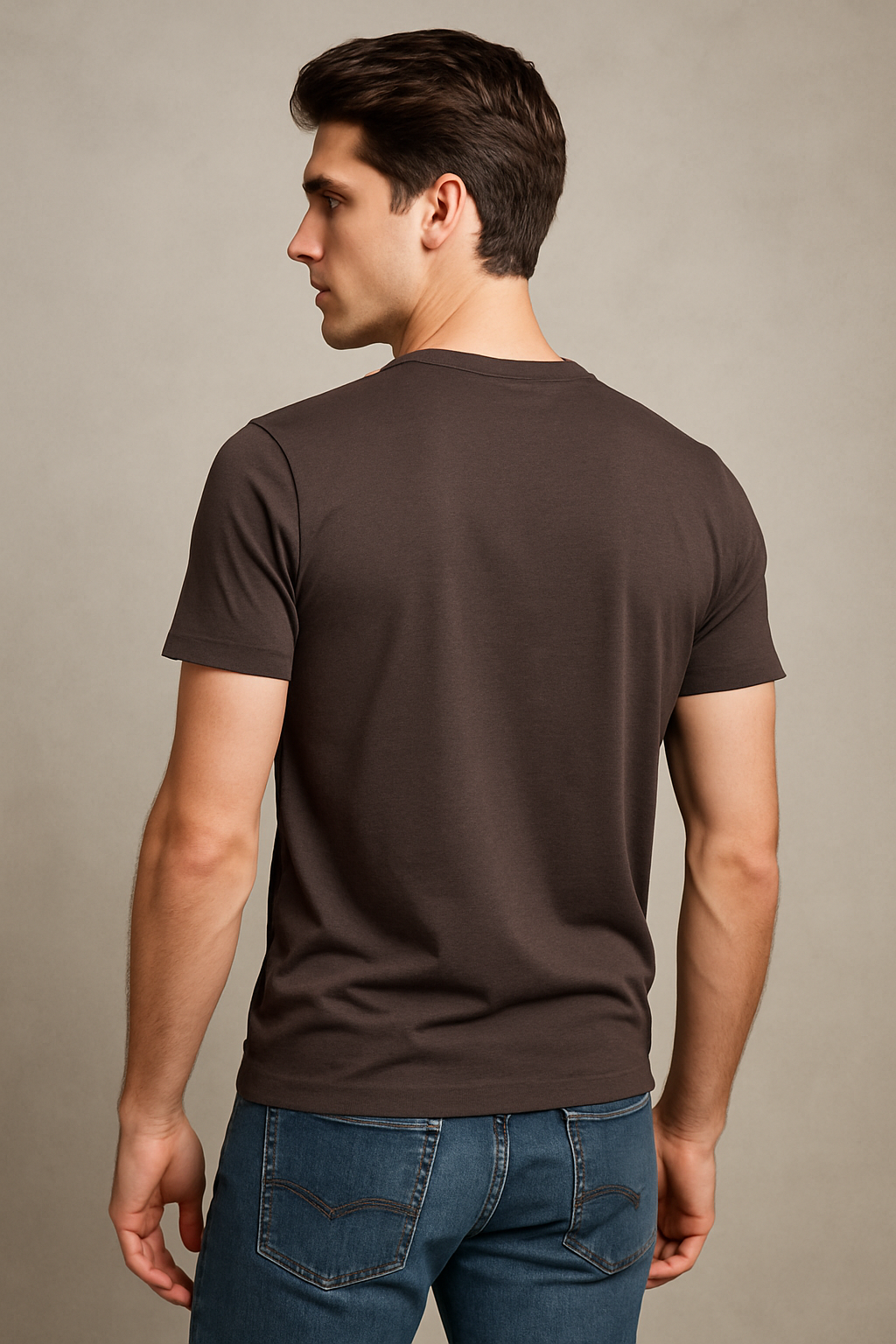 Premium Cotton Crew Neck T-Shirt | Minimalist Casual Wear for Everyday Comfort