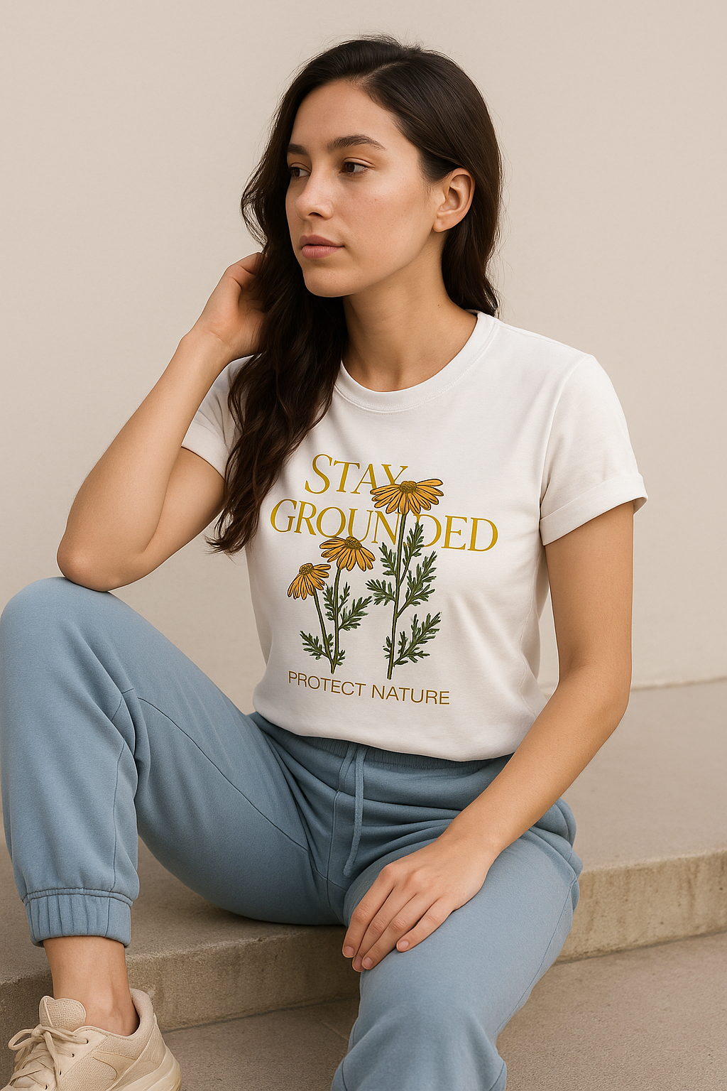 Women's Premium Cotton Relaxed Fit T-Shirt | BarelyStylish