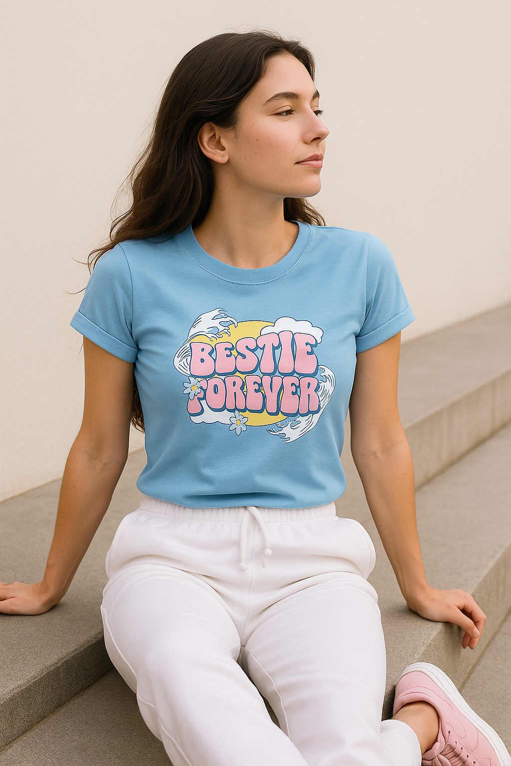 Women's Premium Cotton Relaxed Fit T-Shirt | BarelyStylish