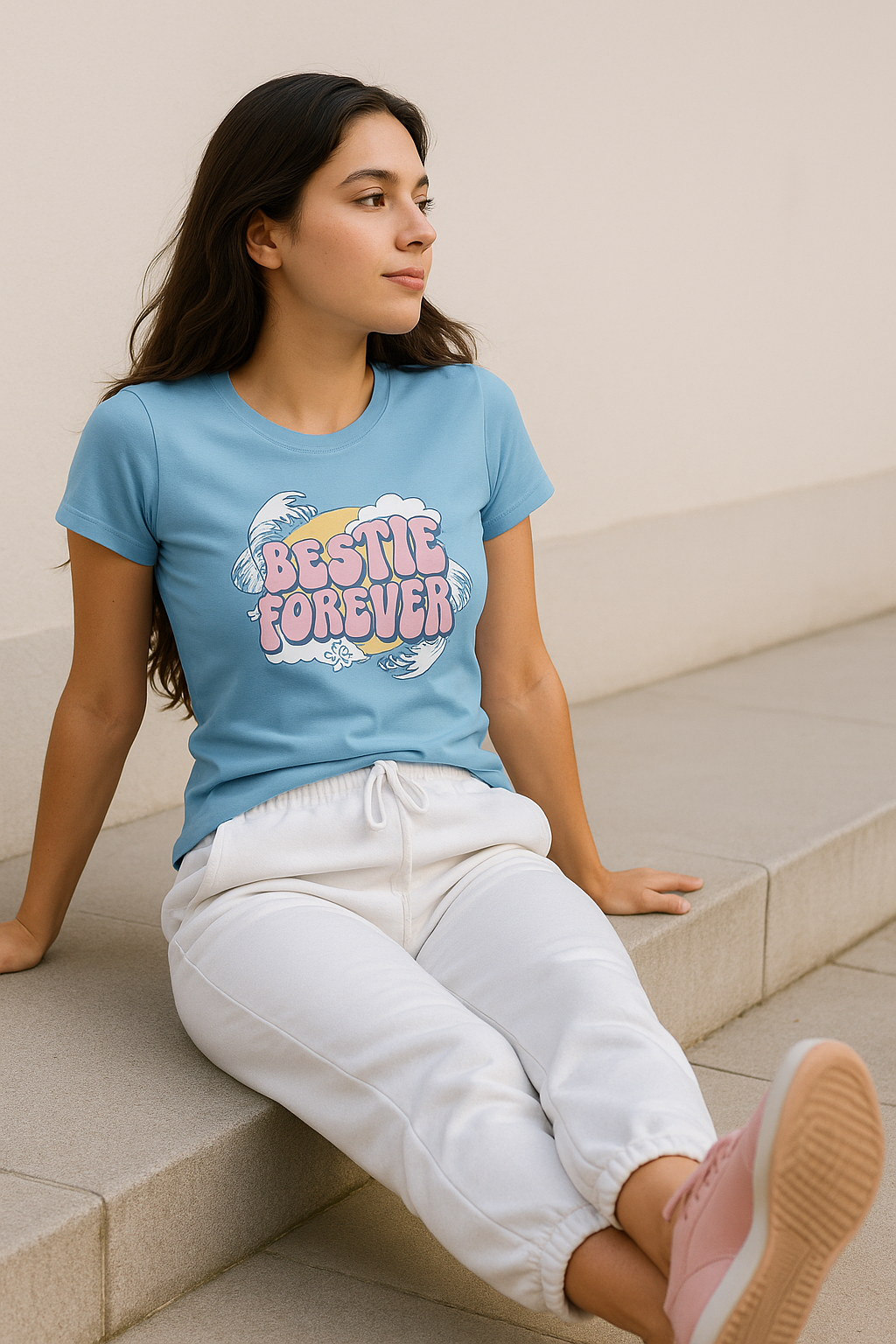 Women's Premium Cotton Relaxed Fit T-Shirt | BarelyStylish