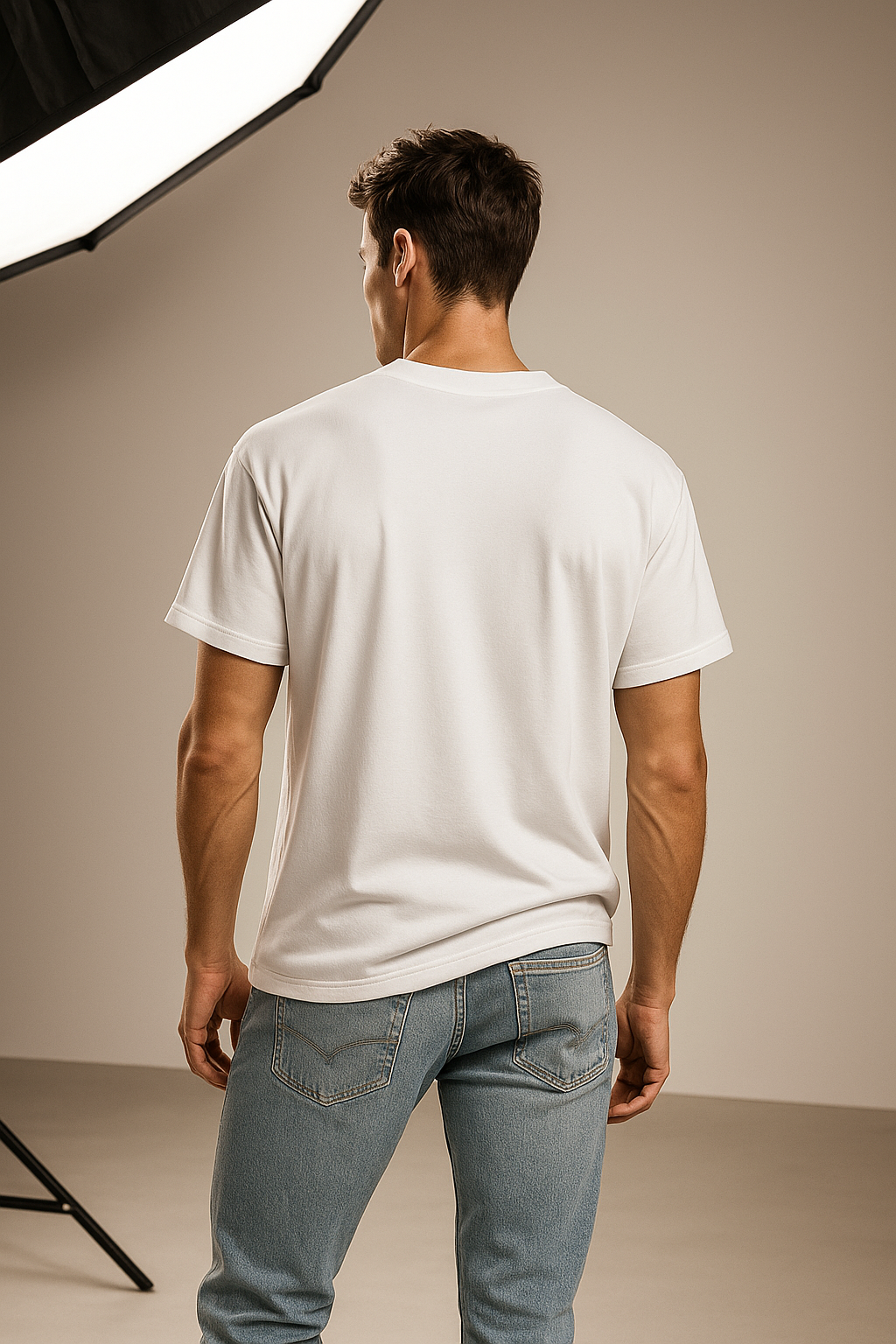 BarelyStylish Premium Cotton Crewneck T-Shirt for Men - Dragon Art