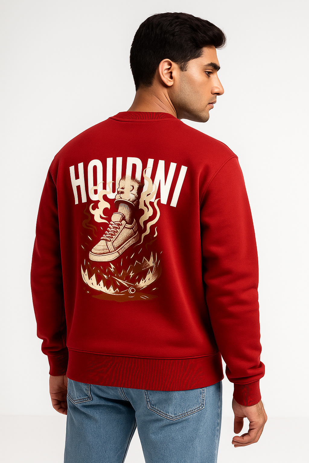 Premium Fleece Cotton Sweatshirt for Men | Houdini
