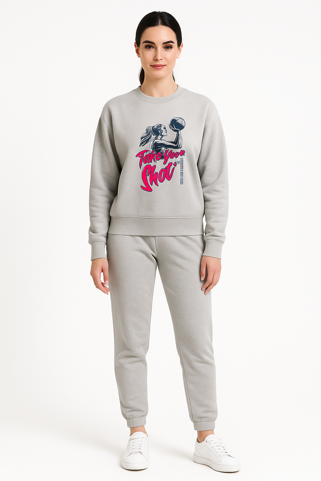 Premium Fleece Cotton Sweatshirt for Women | Take Your Shot