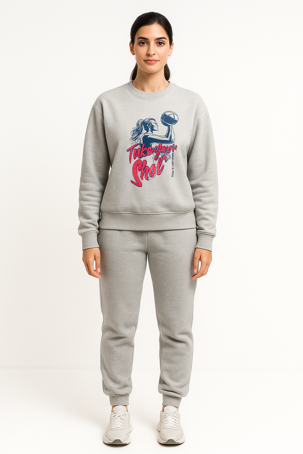 Premium Fleece Cotton Sweatshirt for Women | Take Your Shot