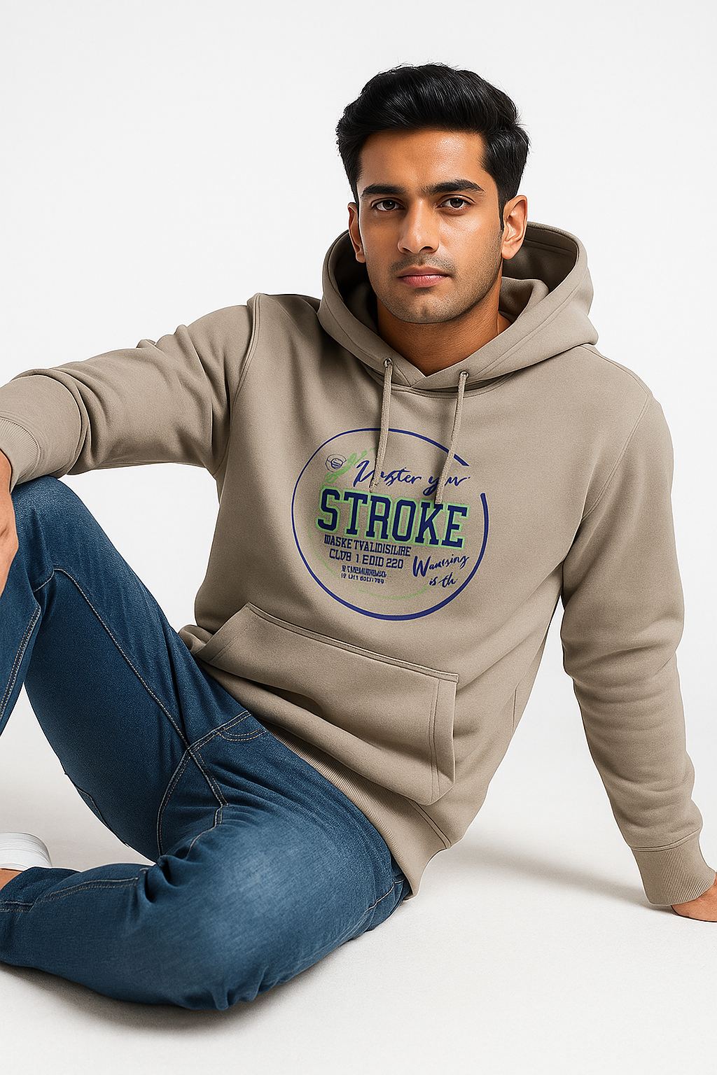 Oversized Grey Hoodie for Men