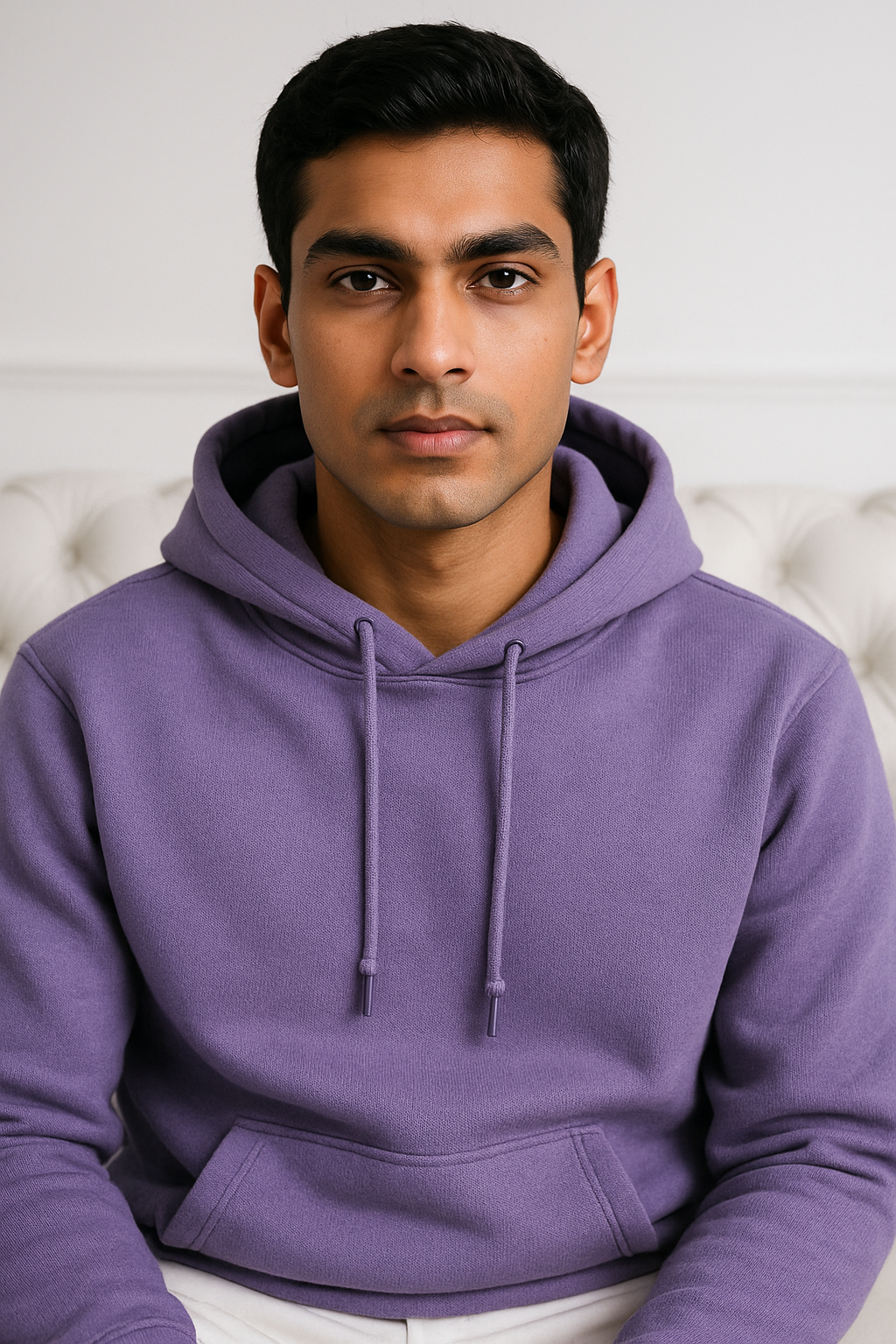 Premium Lavender Color Hoodie for Men