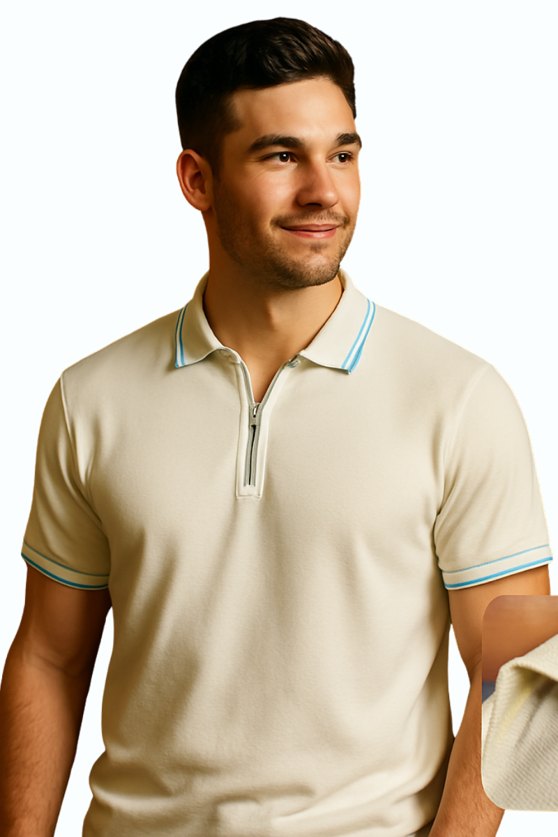 BarelyStylish Vanilla Polo