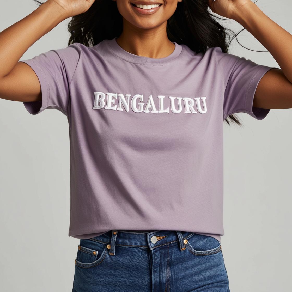 Soft & Breathable Women’s Cotton Tees – Light Purple Stay Cool & Stylish