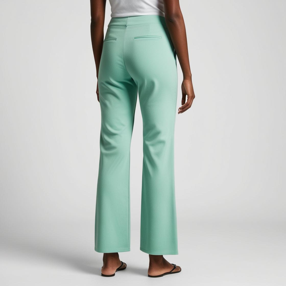 BarelyStylish Women's Palazzos – Mint Effortless Comfort & Chic Style