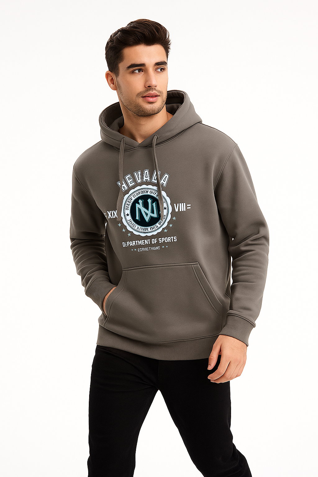Steel Grey Nevada Sports Hoodie
