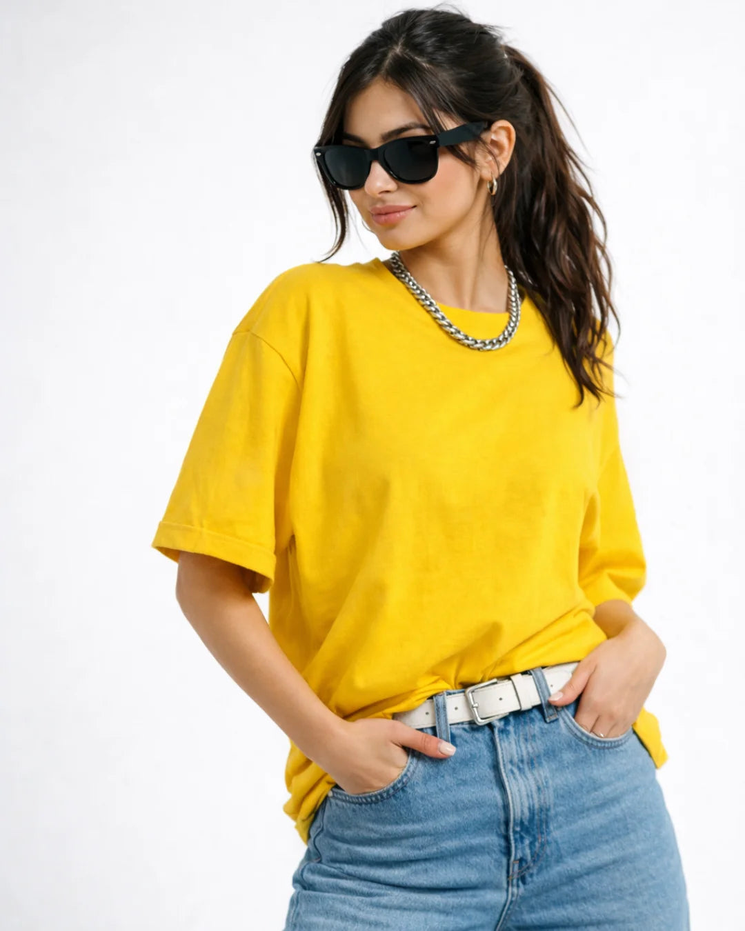 Oversized Fit | Premium Cotton Crewneck Tees