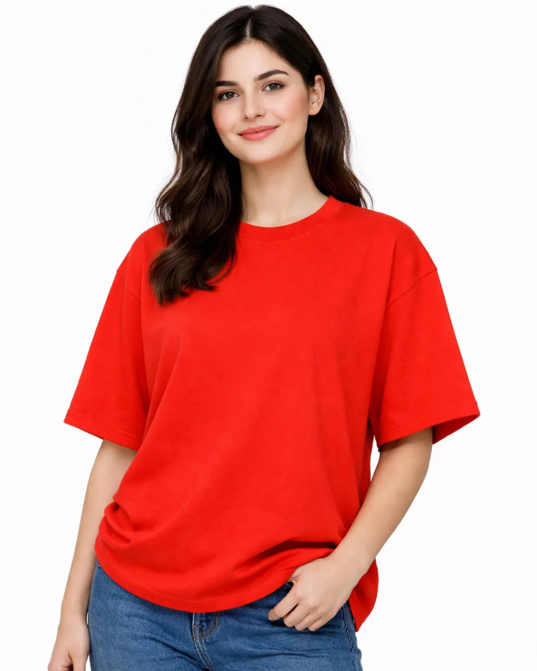 Oversized Fit | Premium Cotton Crewneck Tees