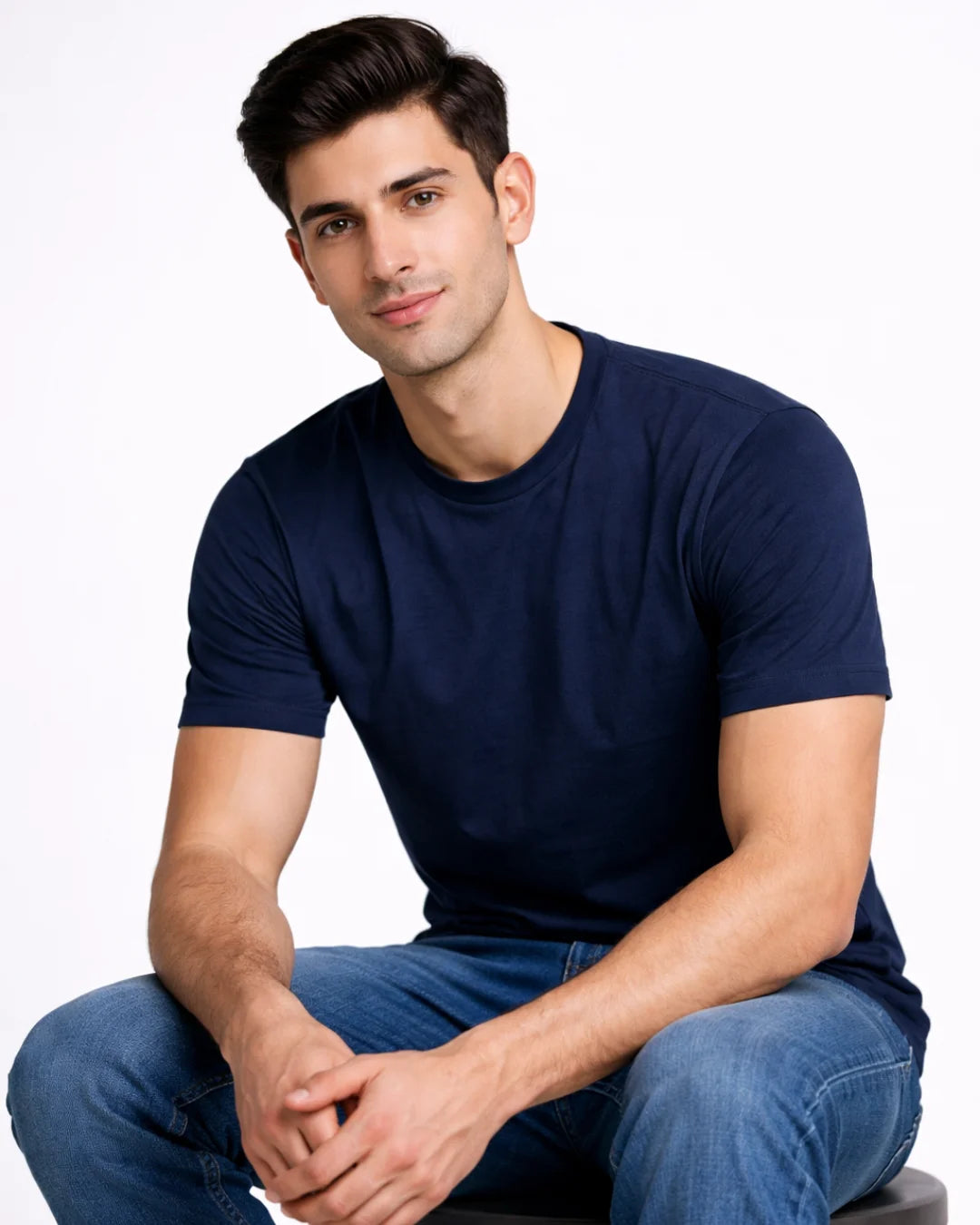 Premium Cotton Crewneck Sweatshirt for Men | Comfortable & Durable