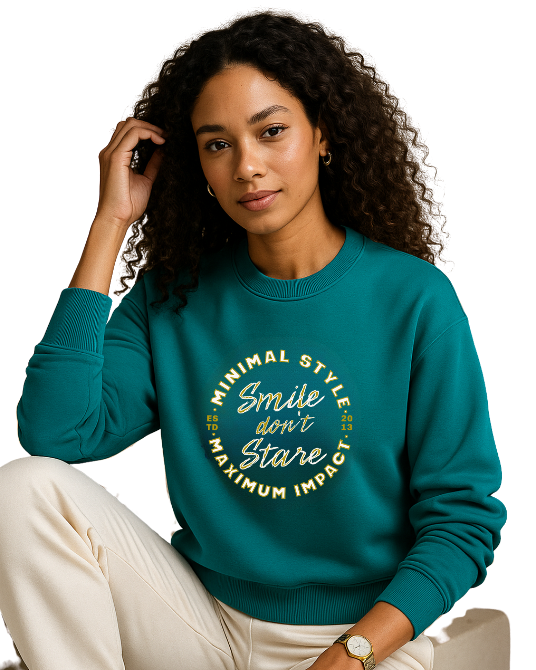 Best Women's Sweatshirt Teal Green