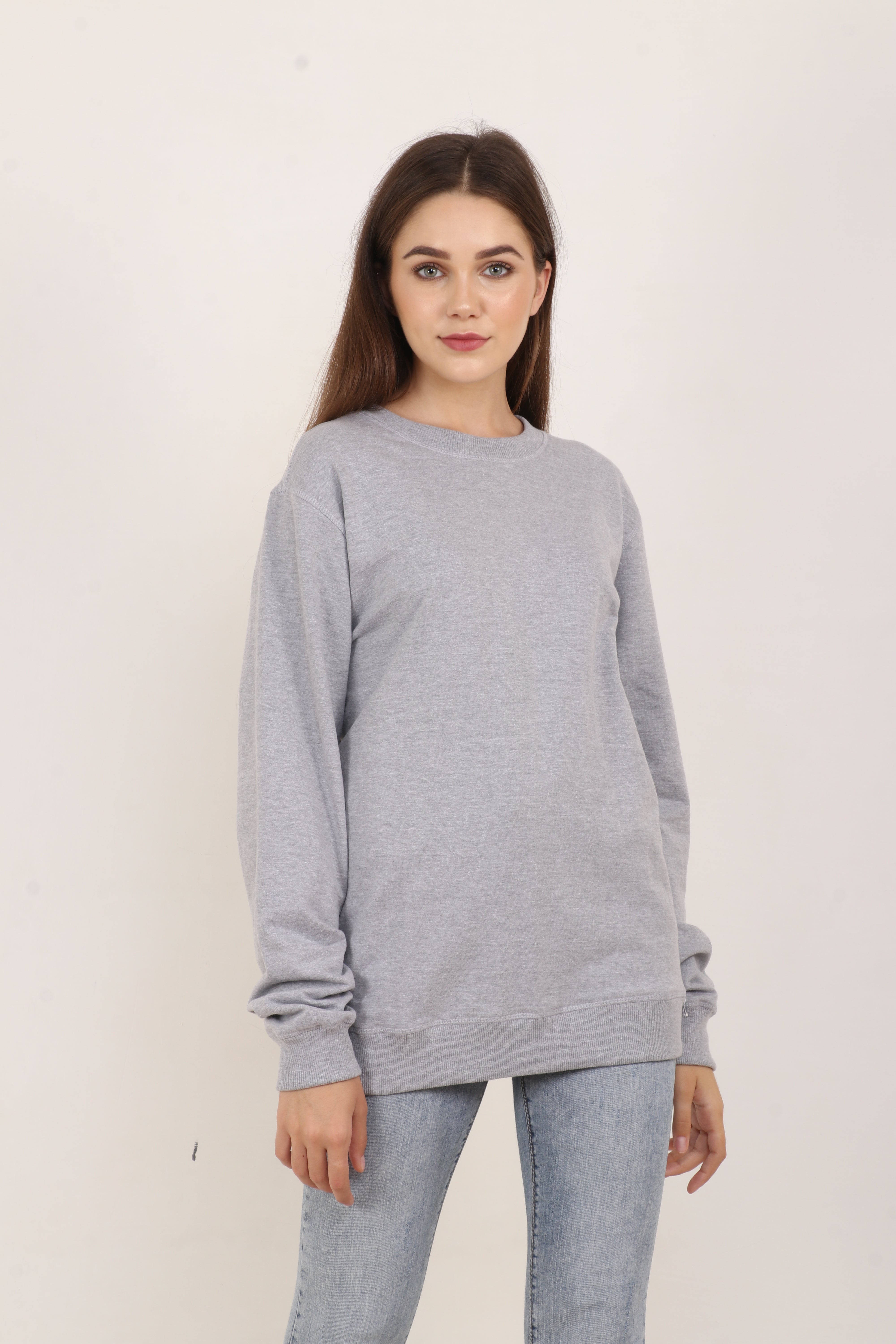 BarelyStylish Women’s Oversized Sweatshirt - Grey