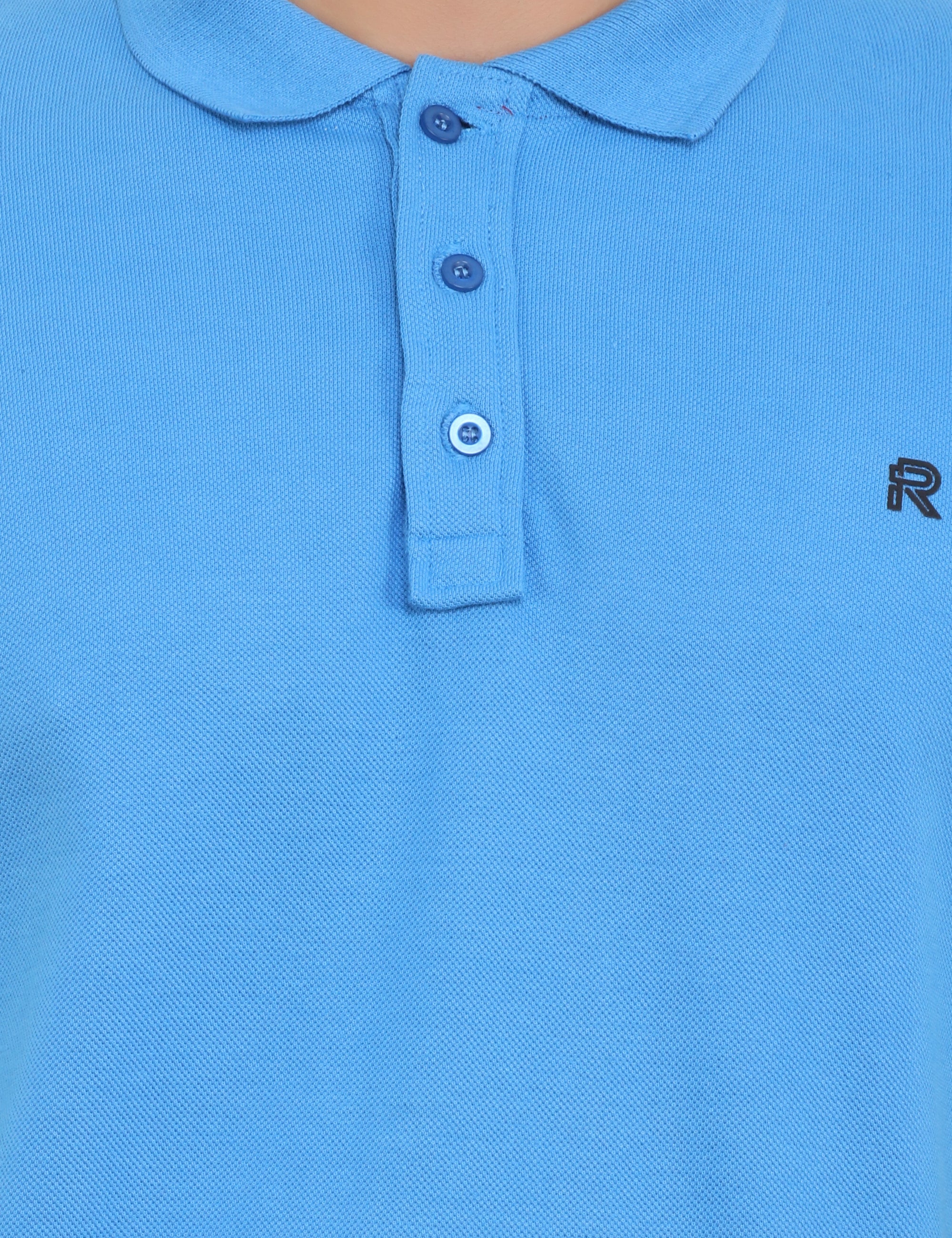 Light Blue Men's Cotton TShirt
