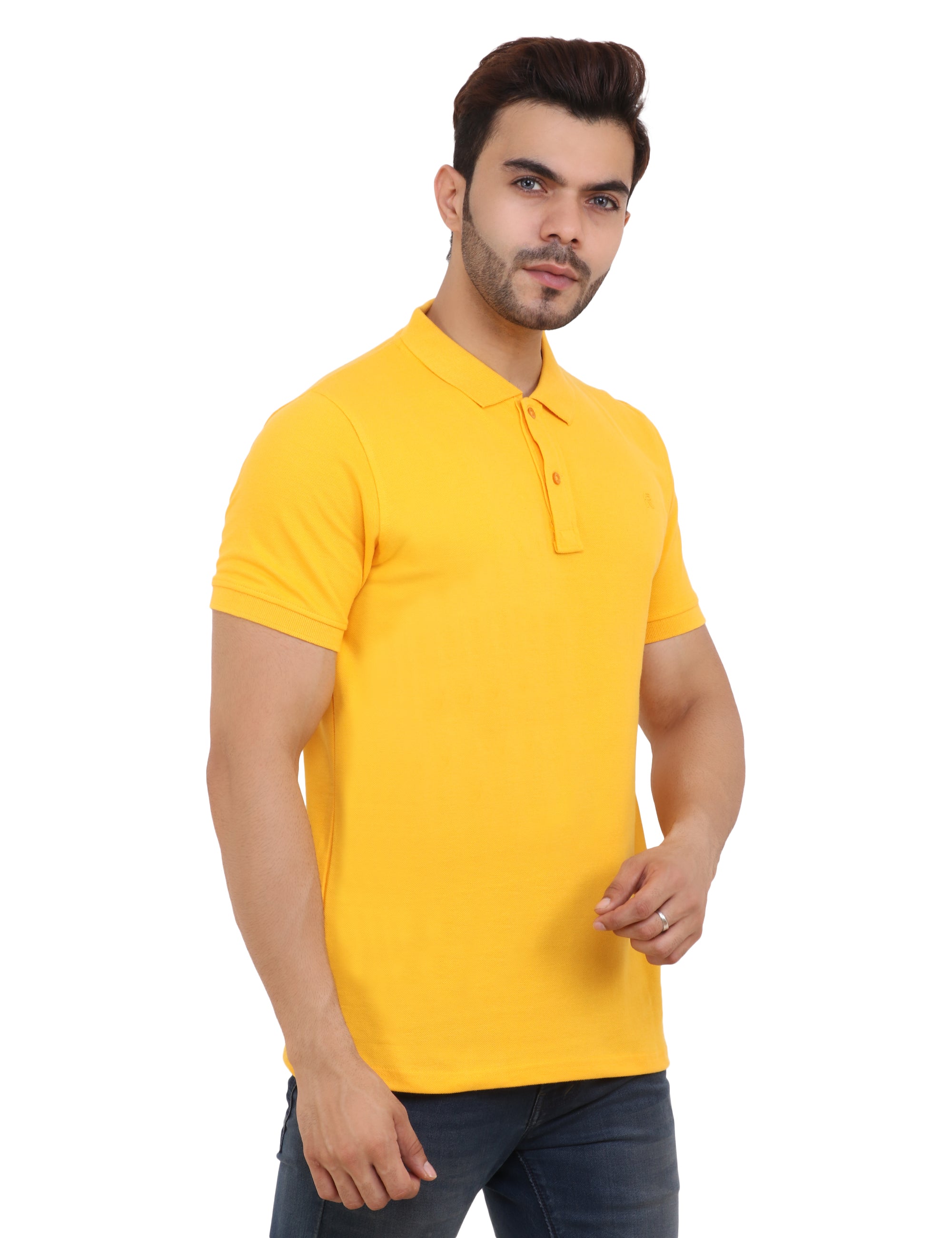 Premium Yellow Polo TShirt for Men