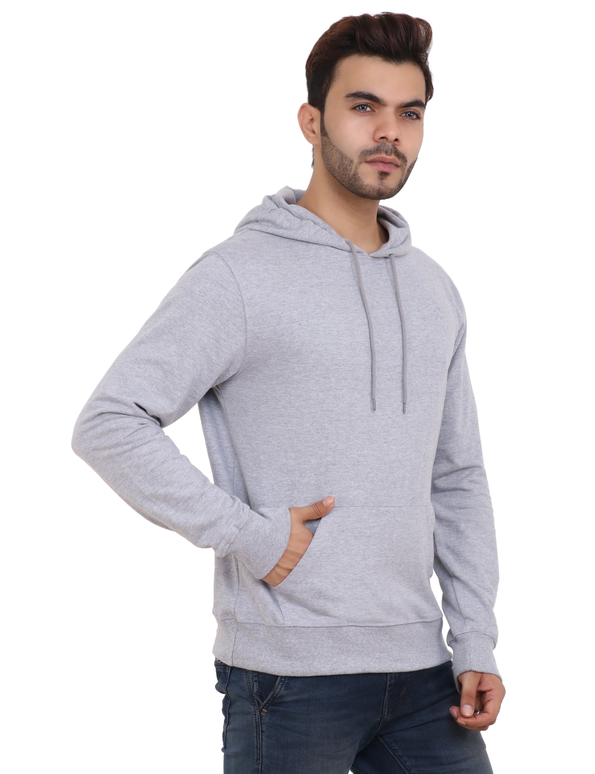 Steel Grey Hoodie for Men