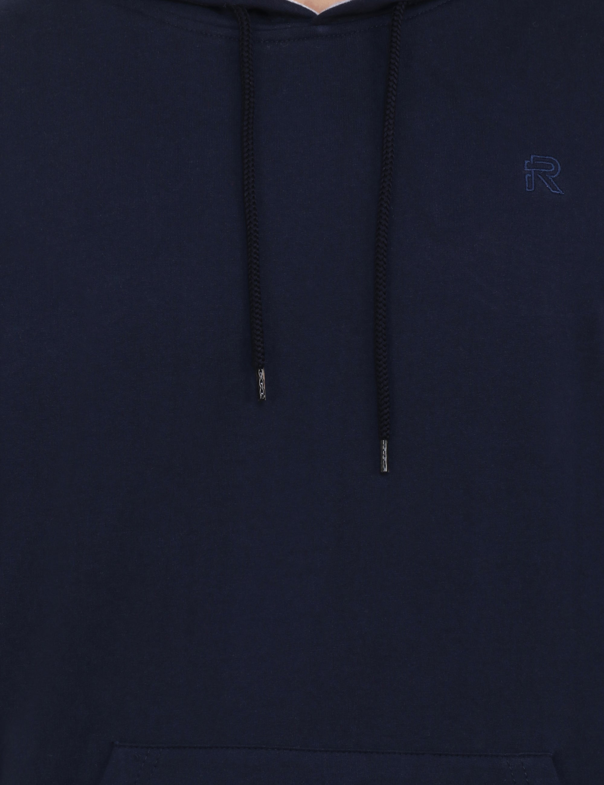 Navy Blue All weather cotton Hoodie