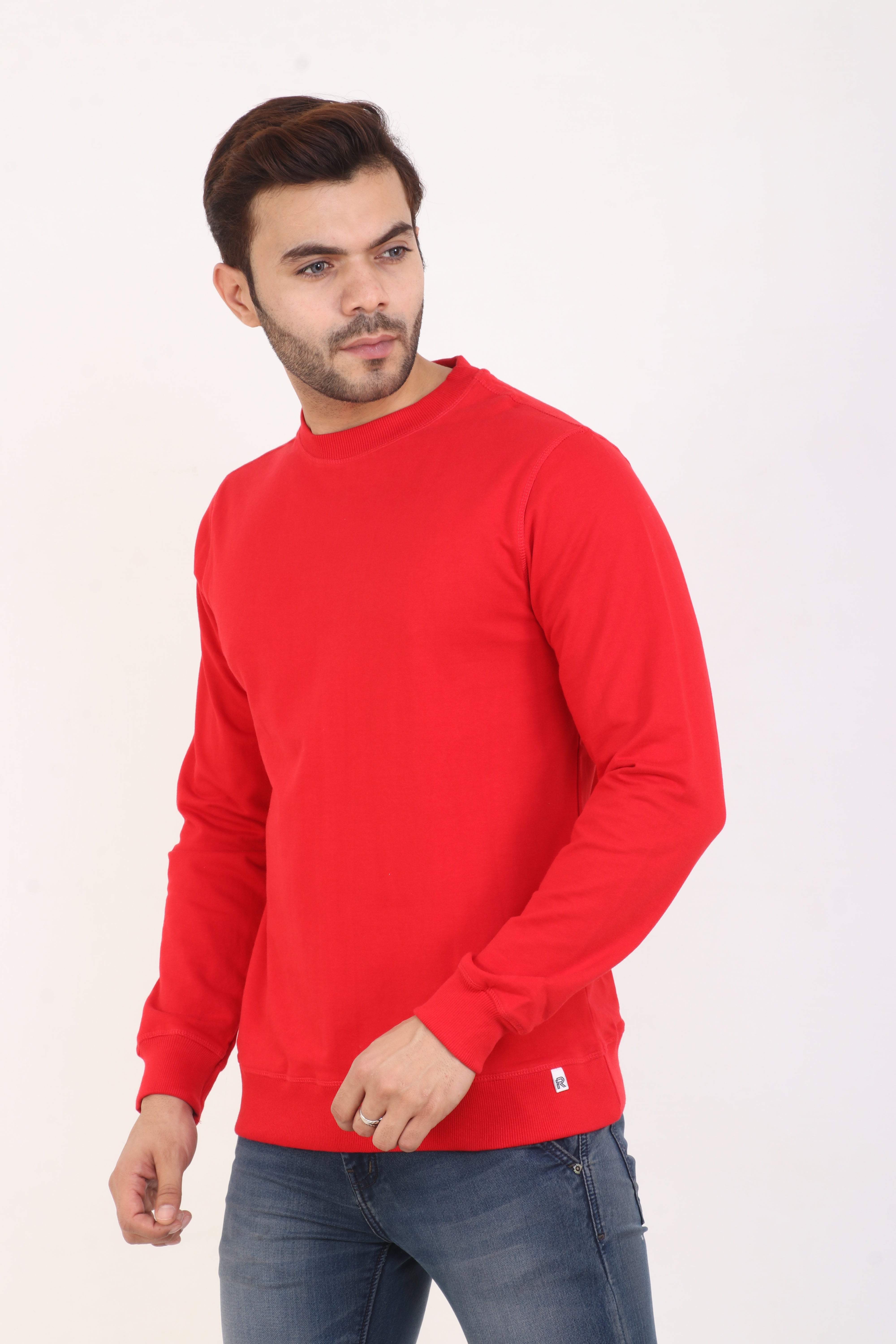 Premium Red Fleece Sweatshirt for Men