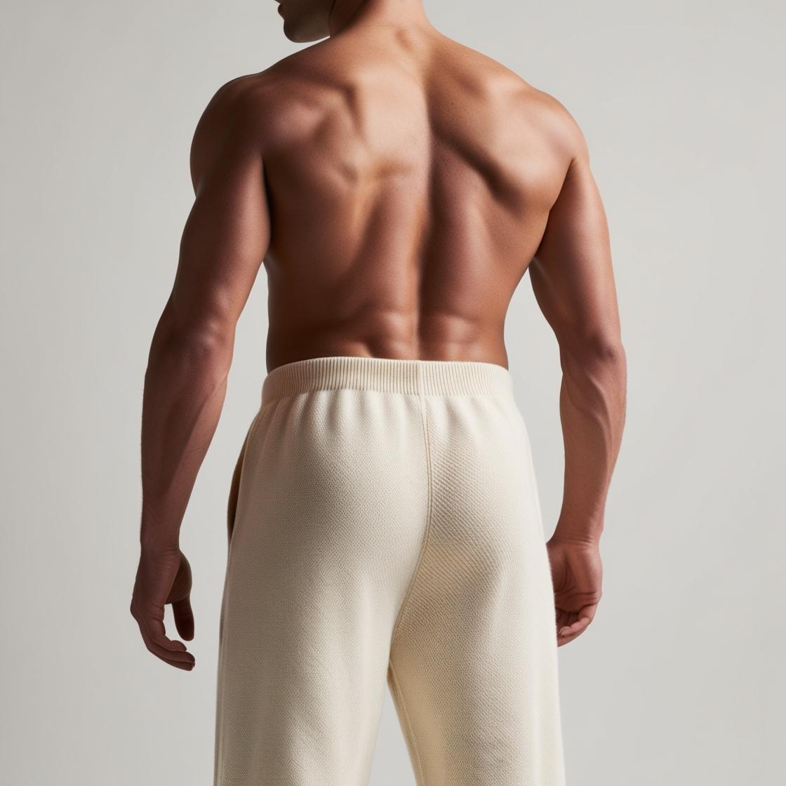 Back Profile Cream Color Pyjama