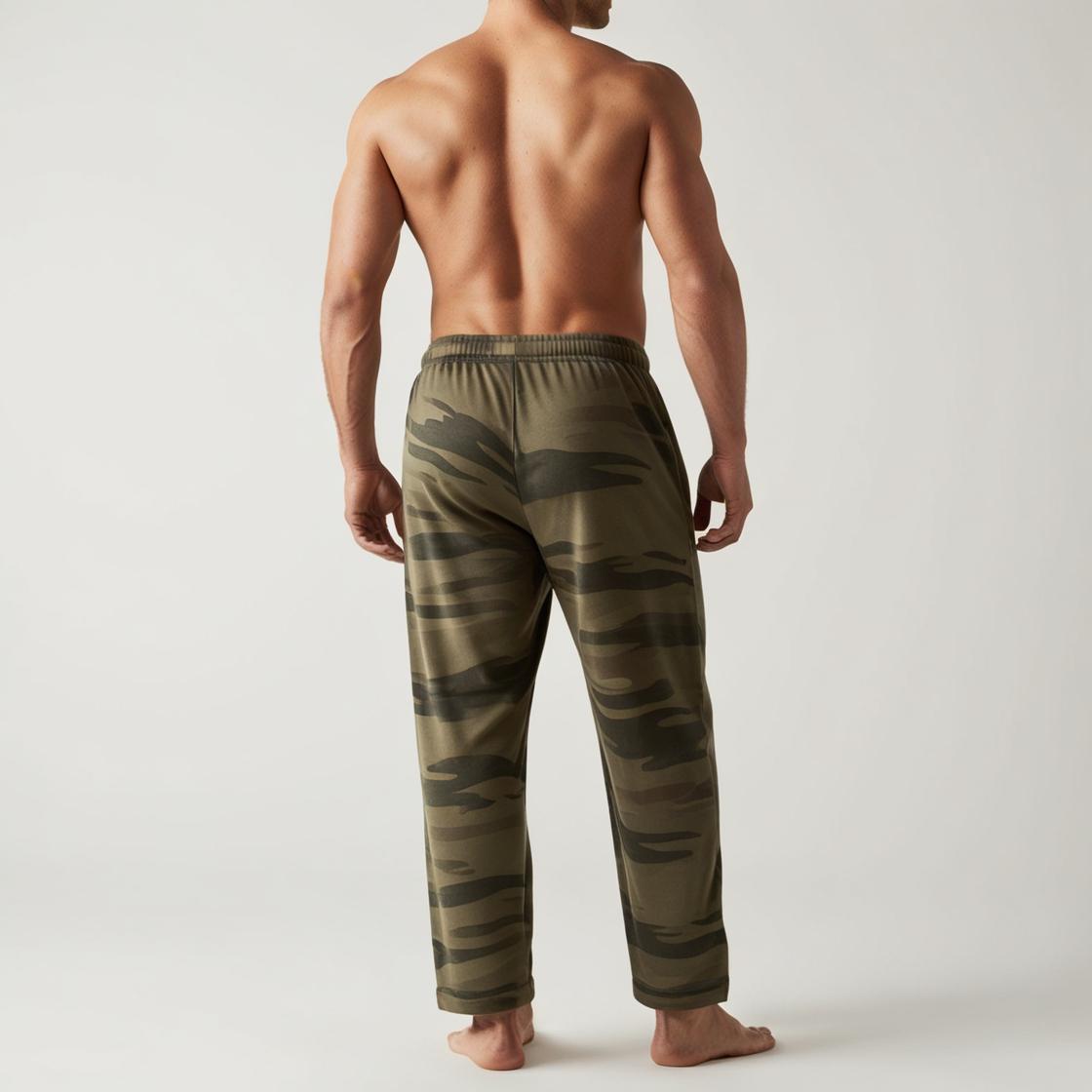 Military green cotton pyjama for men casual and home wear