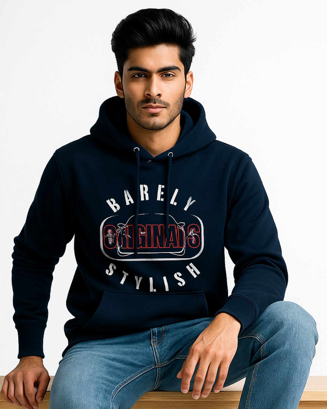 BarelyStylish Originals Hoodie - Blue