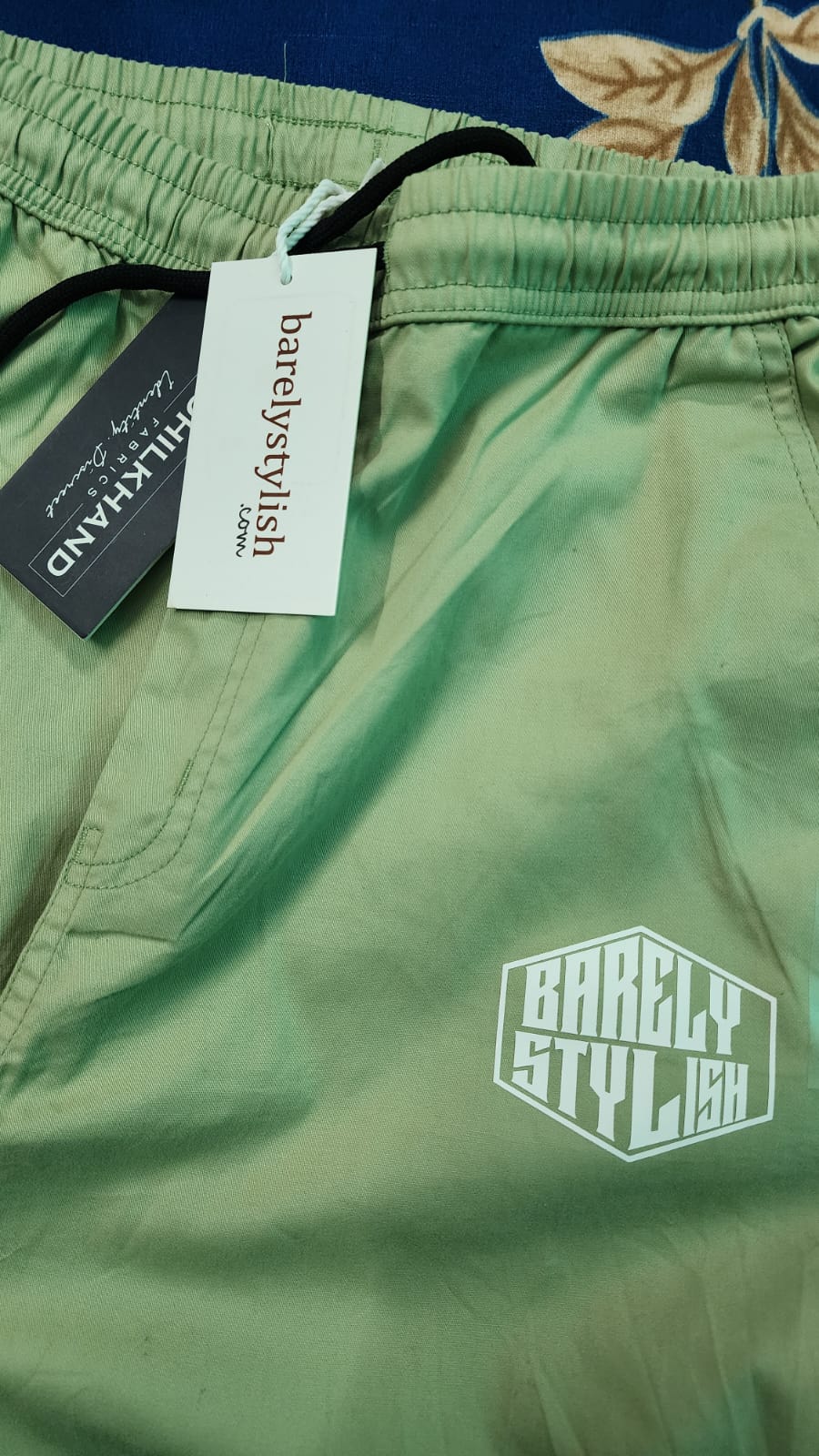 BarelyStylish Men's Pistachio Comfort-Fit Cotton Lowers (Pyzamas) | Soft, Breathable