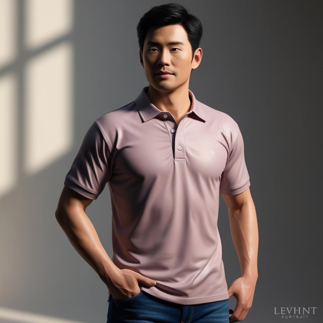Light Wine Color Polo T-Shirt for Men – Smart Casual by BarelyStylish