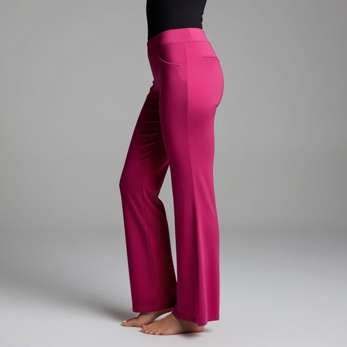 BarelyStylish Women's Palazzos – Lotus Pink Effortless Comfort & Chic Style