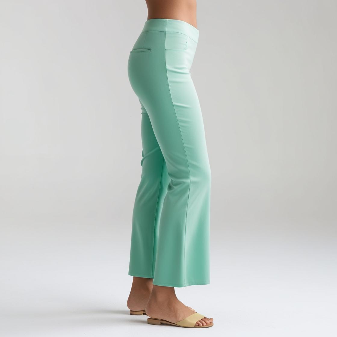 BarelyStylish Women's Palazzos – Mint Effortless Comfort & Chic Style