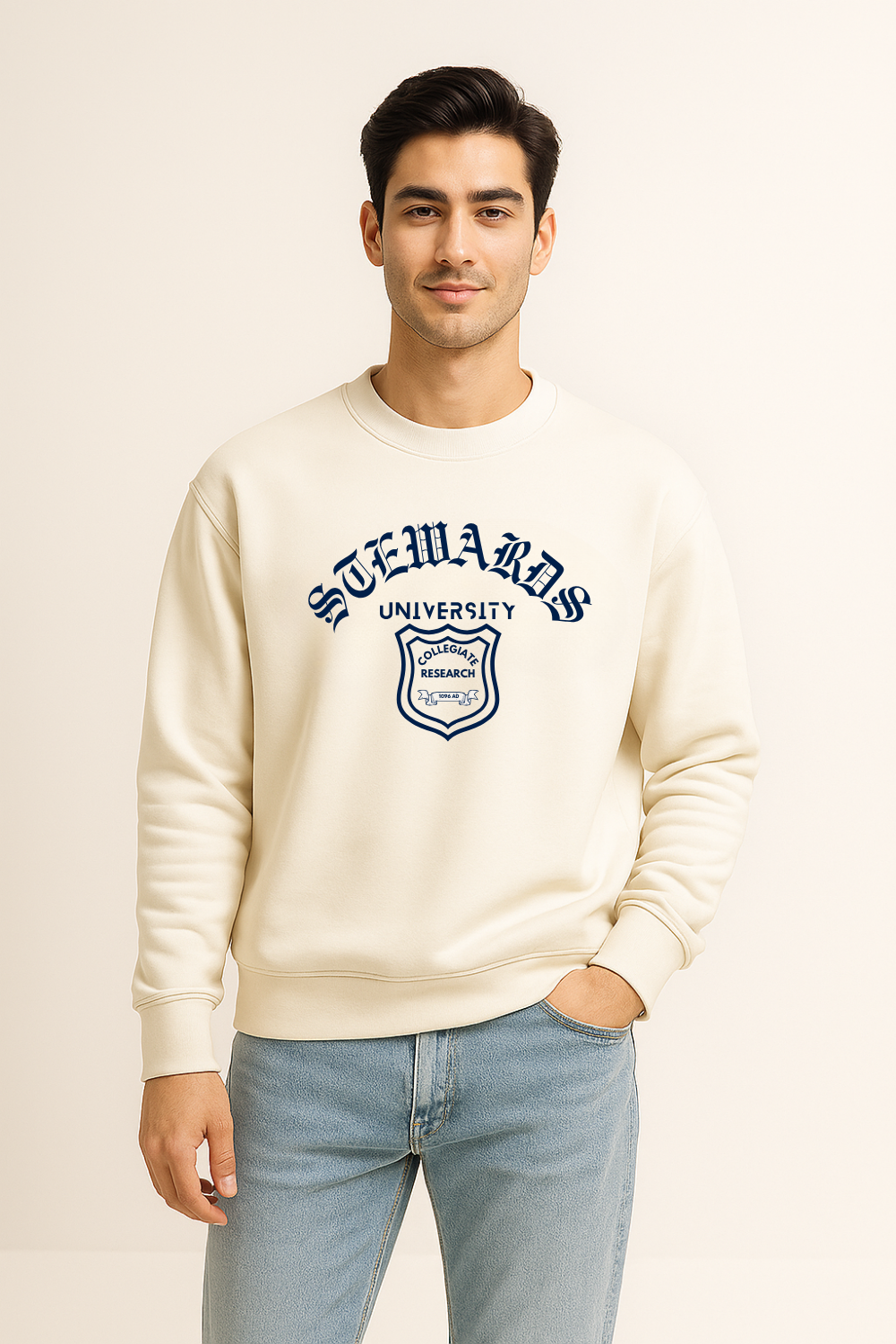 Premium Fleece Cotton Sweatshirt for Men | Stewards University