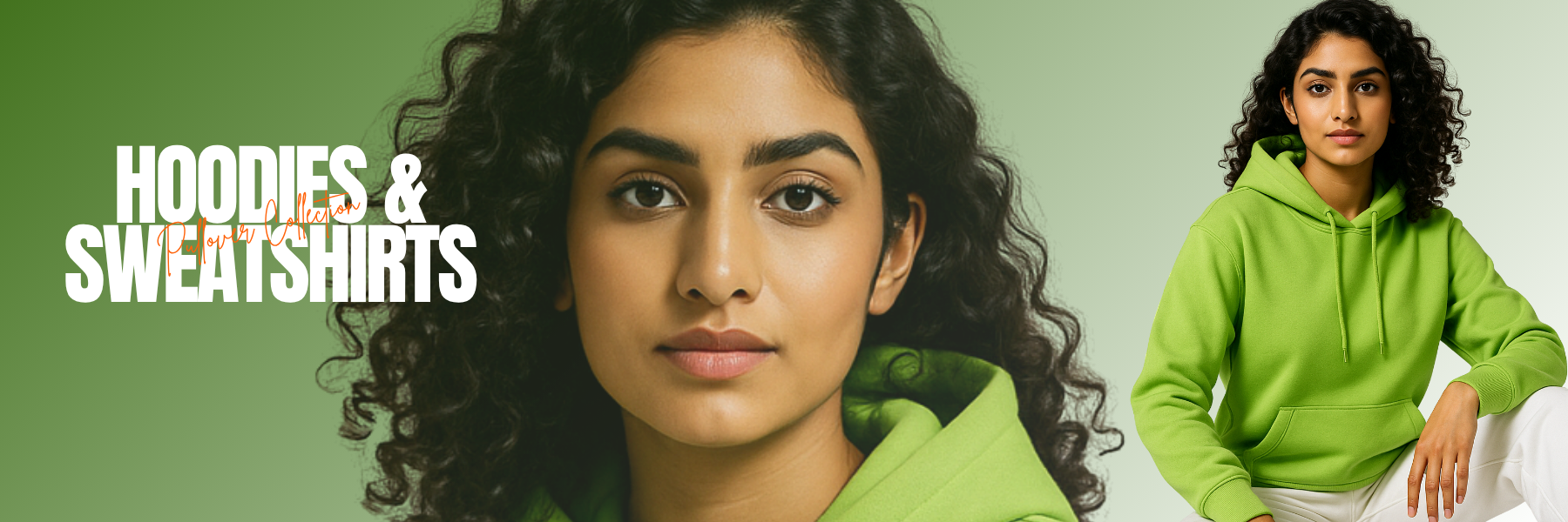 Hoodies and Sweatshirts Collection Banner