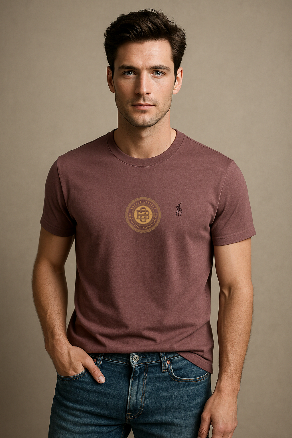 Premium Cotton Crew Neck T-Shirt | Minimalist Casual Wear for Everyday Comfort
