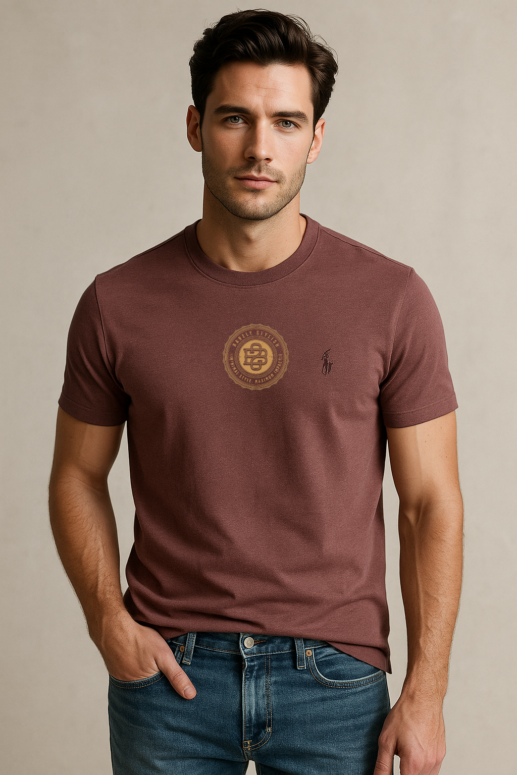 Premium Cotton Crew Neck T-Shirt | Minimalist Casual Wear for Everyday Comfort