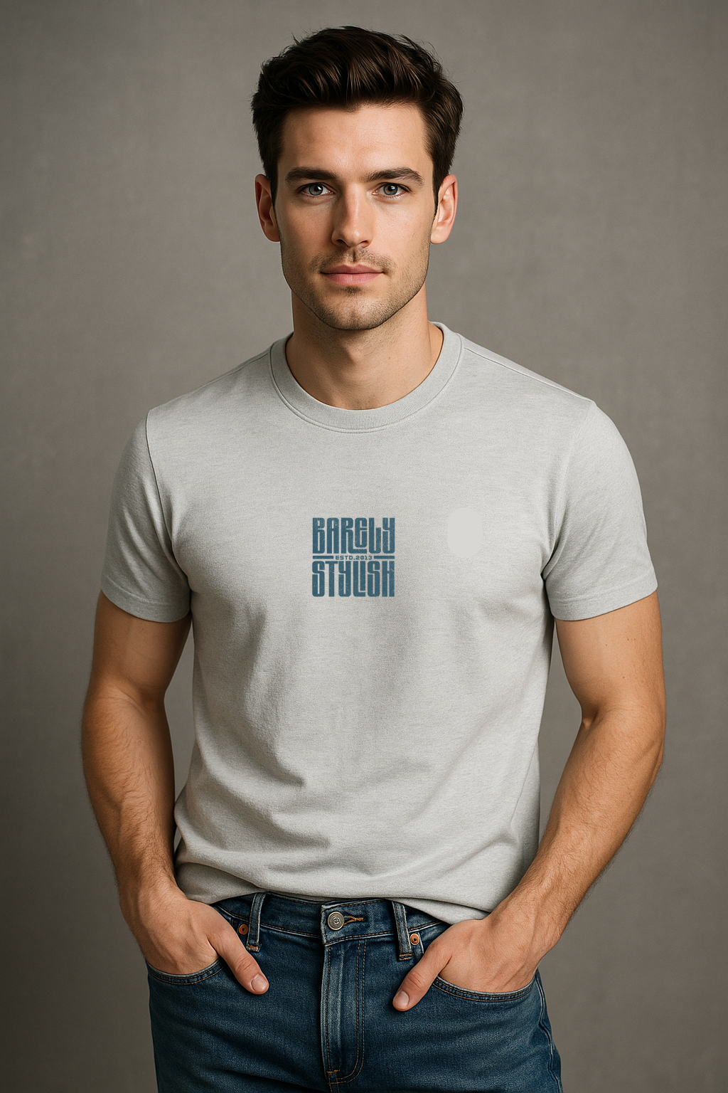 Premium Cotton Crew Neck T-Shirt | Minimalist Casual Wear for Everyday Comfort