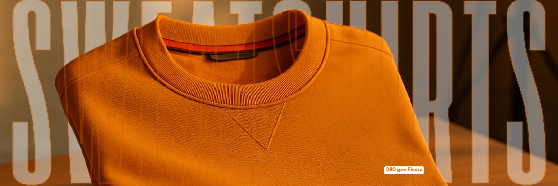 BarelyStylish Saffron Orange sweatshirt