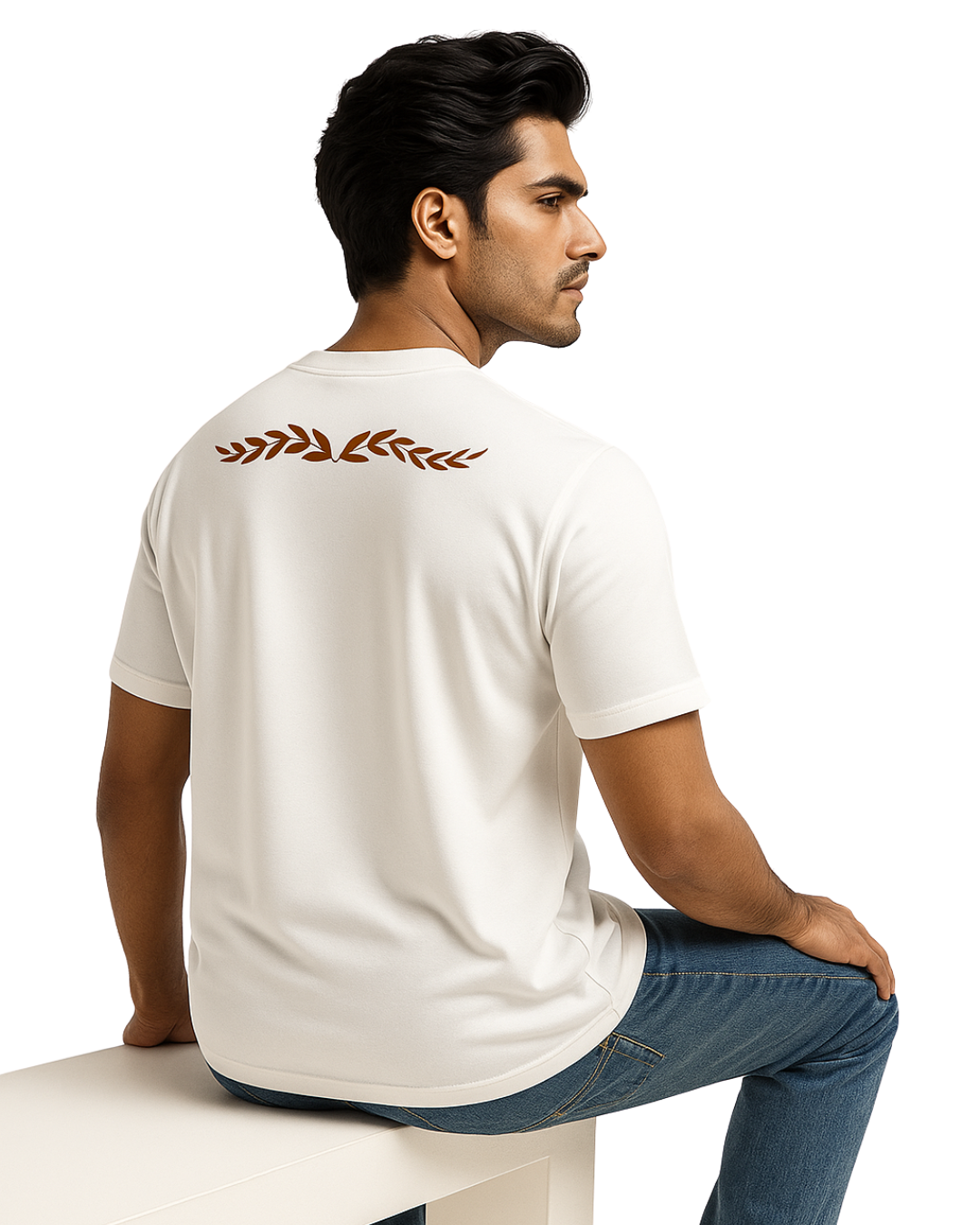 Men's Premium Cotton Blend Crewneck | Hector Vs Achiles
