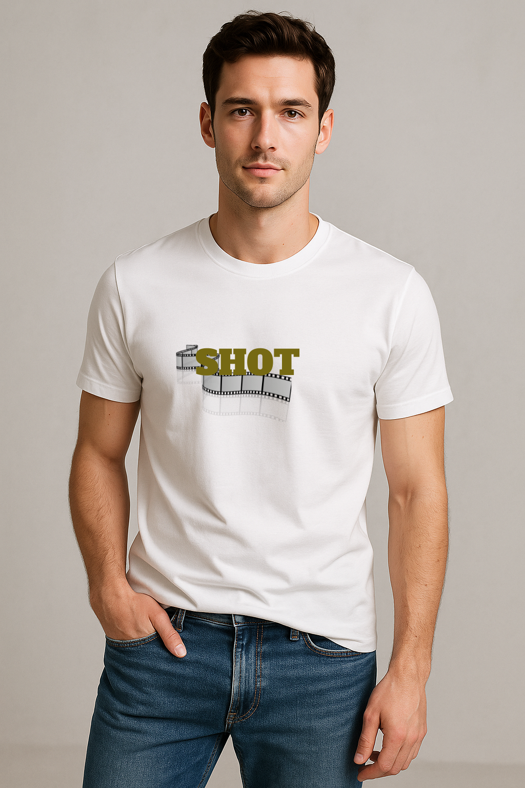 Premium Cotton Crew Neck T-Shirt | Minimalist Casual Wear for Everyday Comfort