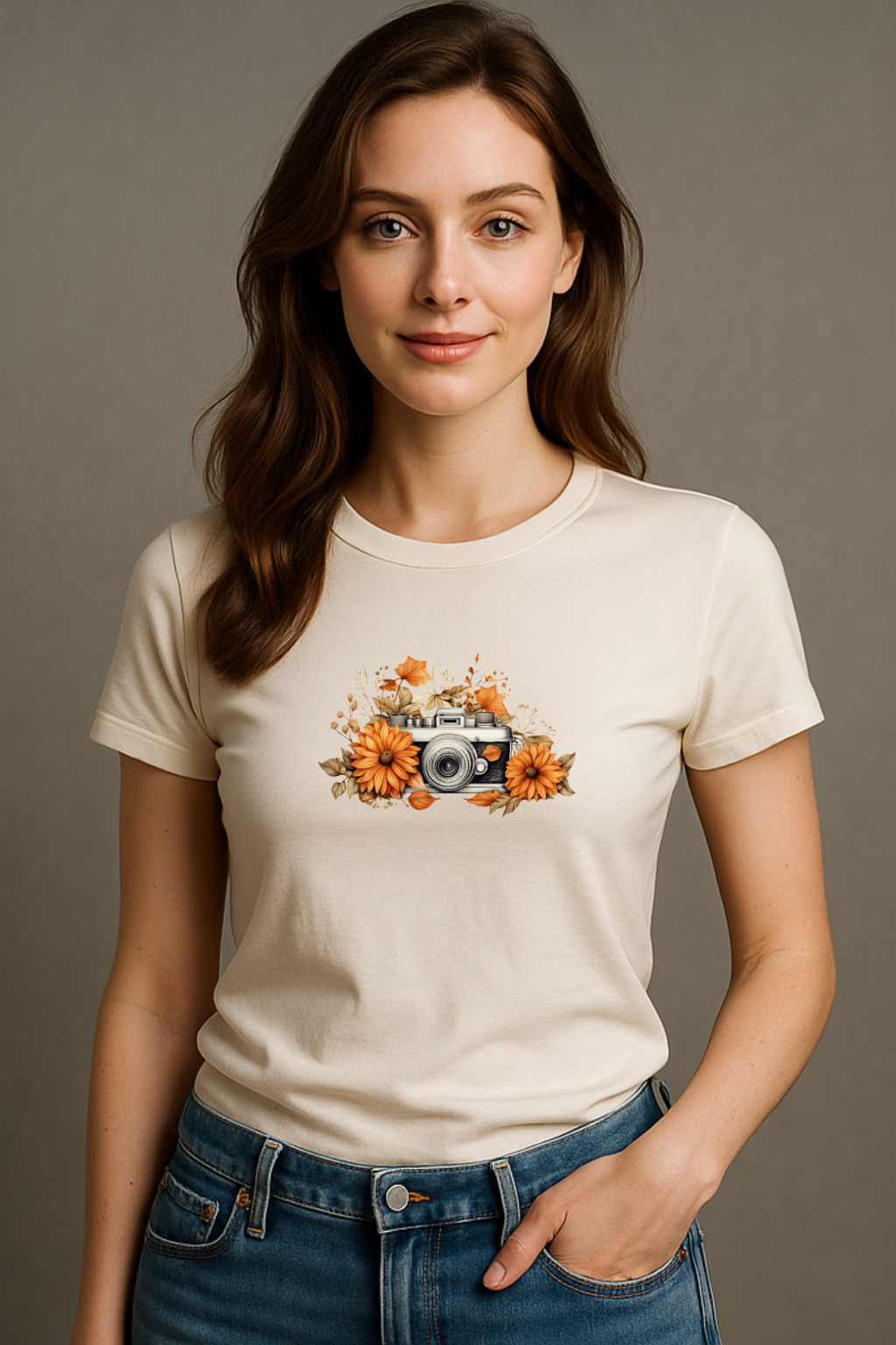 Women’s Premium Crew Neck T-Shirt – Minimalist Fit, All-Day Comfort