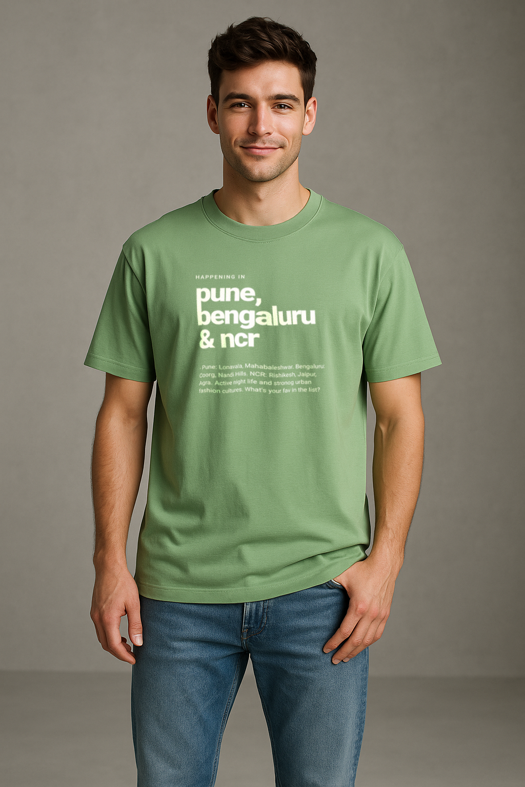 Premium Cotton Crew Neck T-Shirt | Minimalist Casual Wear for Everyday Comfort