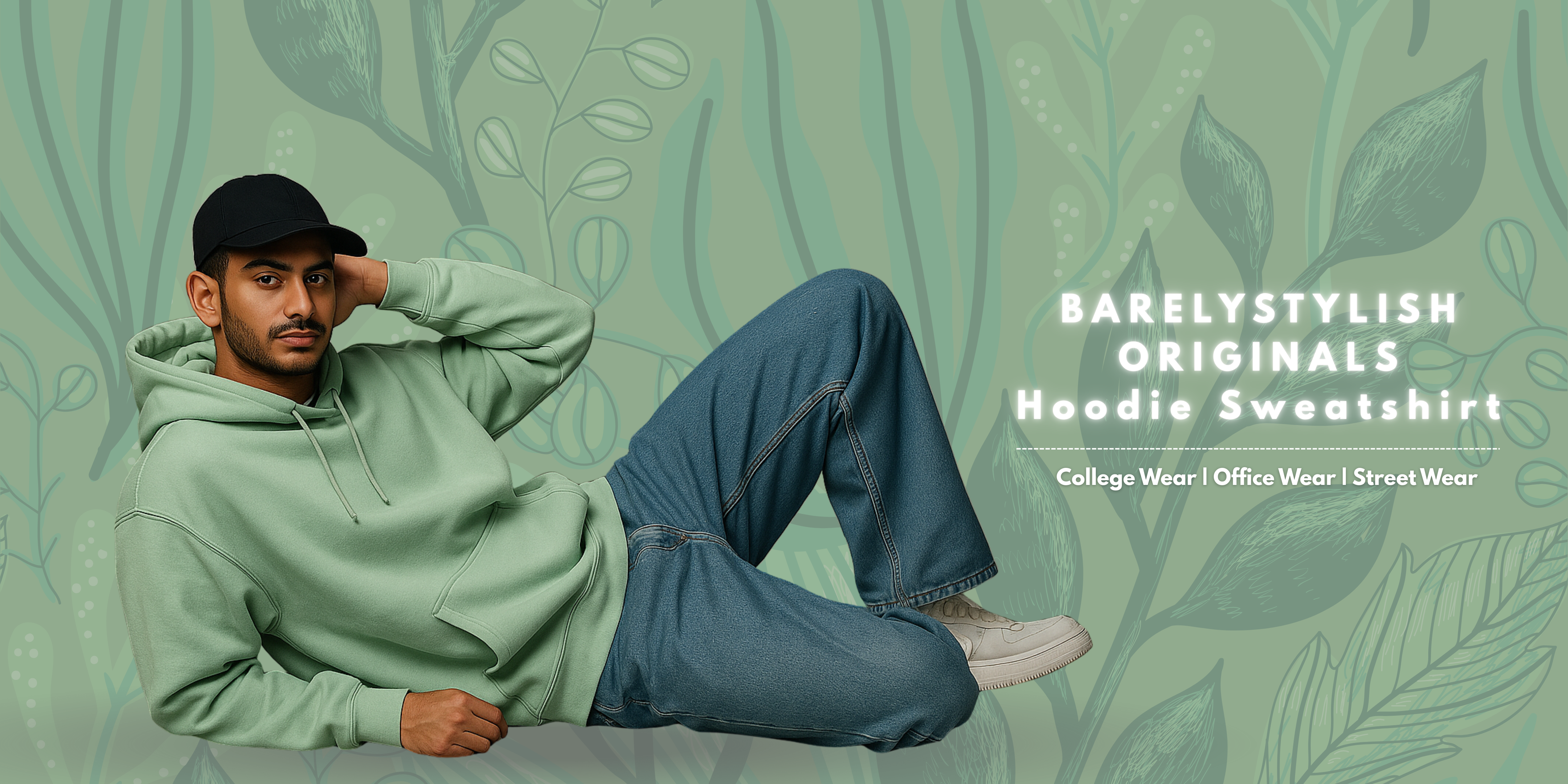 BarelyStylish Men's Hoodie Collection