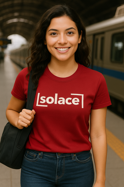 Classic Cotton Solace Crew Neck T-Shirt for Women | BarelyStylish