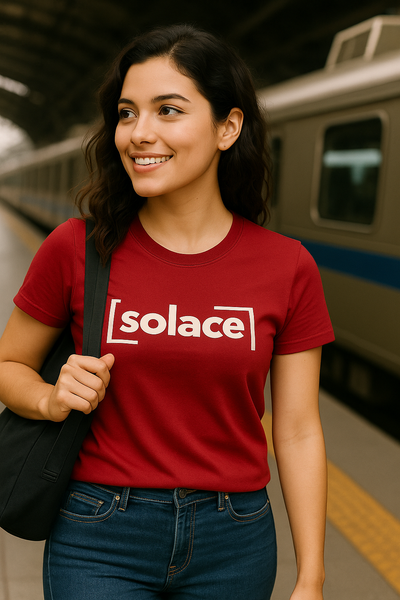 Classic Cotton Solace Crew Neck T-Shirt for Women | BarelyStylish