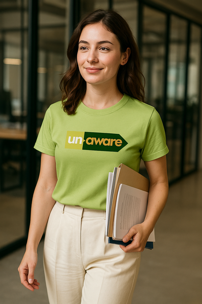 Classic Cotton Unaware Crew Neck T-Shirt for Women | BarelyStylish