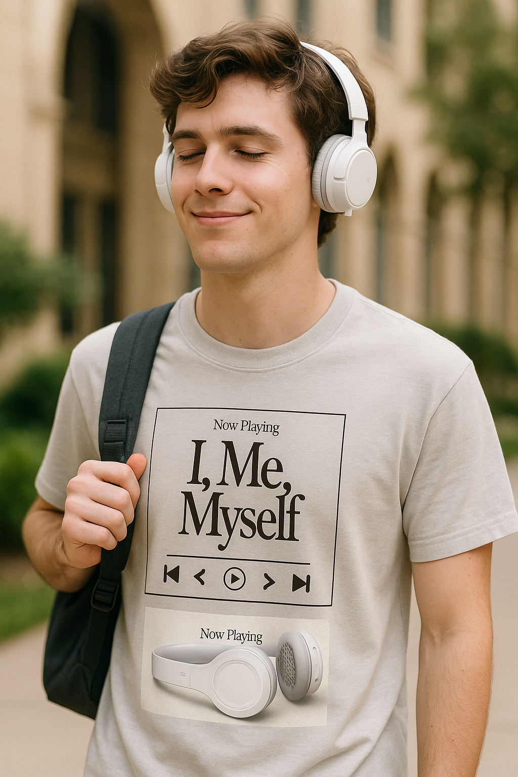 Classic Cotton Campus Crew Neck T-Shirt for Men | BarelyStylish