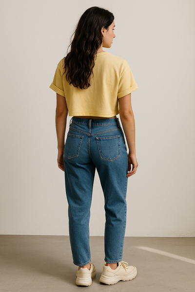 Women's Premium Cotton Relaxed Fit T-Shirt | Lounge & Travel Wear